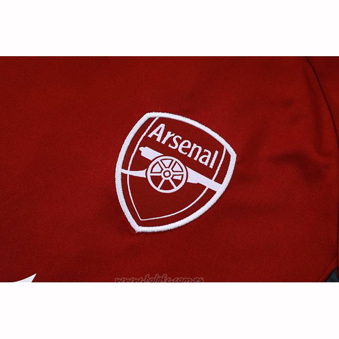 Chandal del Arsenal Manga Corta 2025-2026 Rojo - Pantalon Corto